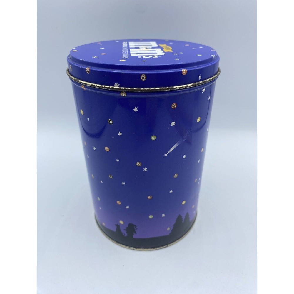 Vintage‎ 1988 M&Ms Peanut Chocolate Candies Empty Tin